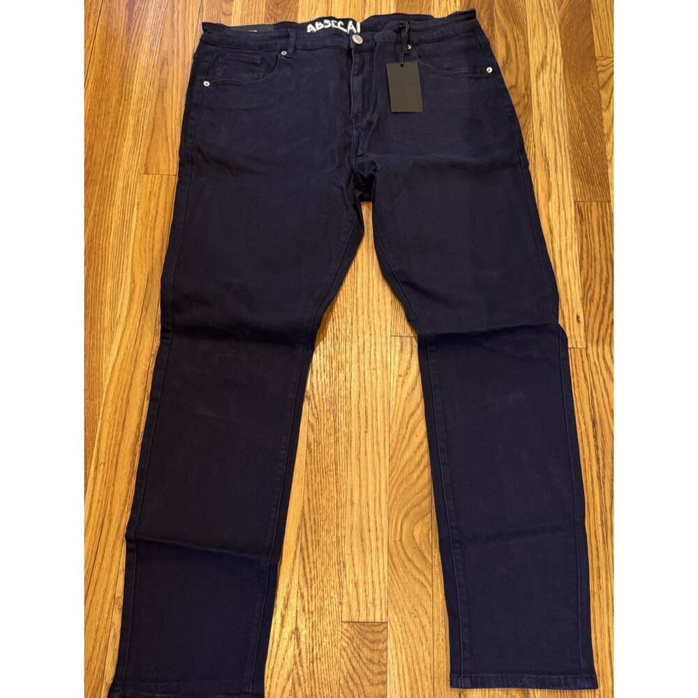 Nwt Mens Absecai Blue High Rise Flare Jeans Size 42
